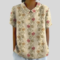 Elegante Bloemen Top Comfortabel