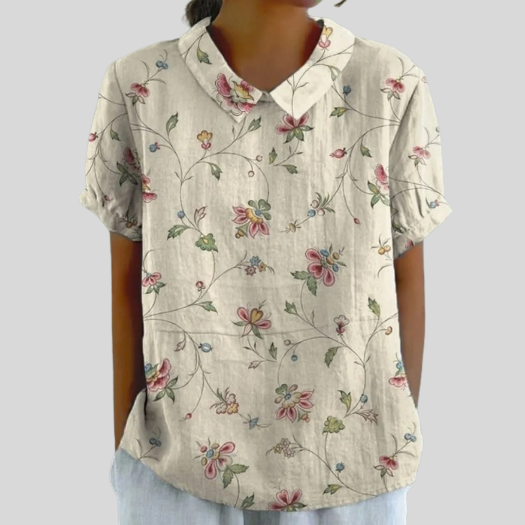 Top Elegante met Bloemendesign