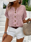 Sophia™ | Short-Sleeve Button Top