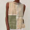 Vintage Kleurblok Tanktop