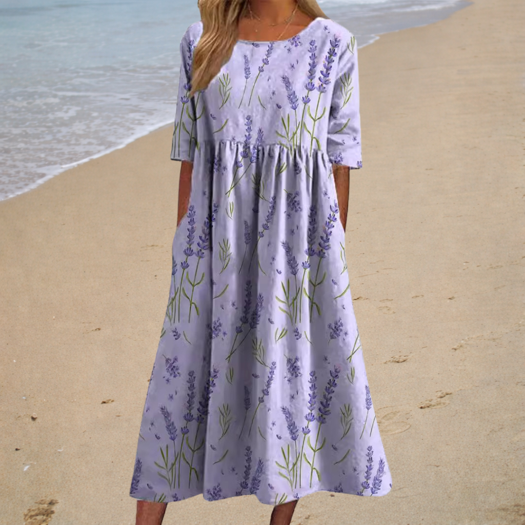 Aurélie | Romantische Midi Jurk