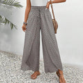 Casual Broek Met Wijde Benen