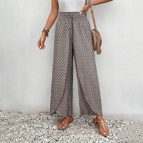 Casual Broek Met Wijde Benen