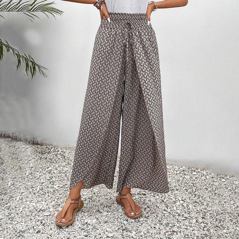 Casual Broek Met Wijde Benen