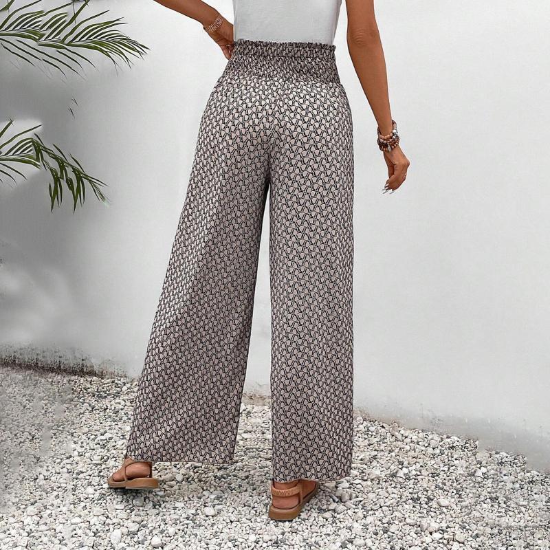 Casual Broek Met Wijde Benen