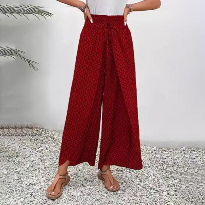 Casual Broek Met Wijde Benen