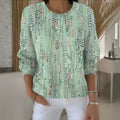 Emma™ | Vintage Bloemenprint Blouse