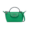 Mini-Lederen Longchamp Tas - Groen
