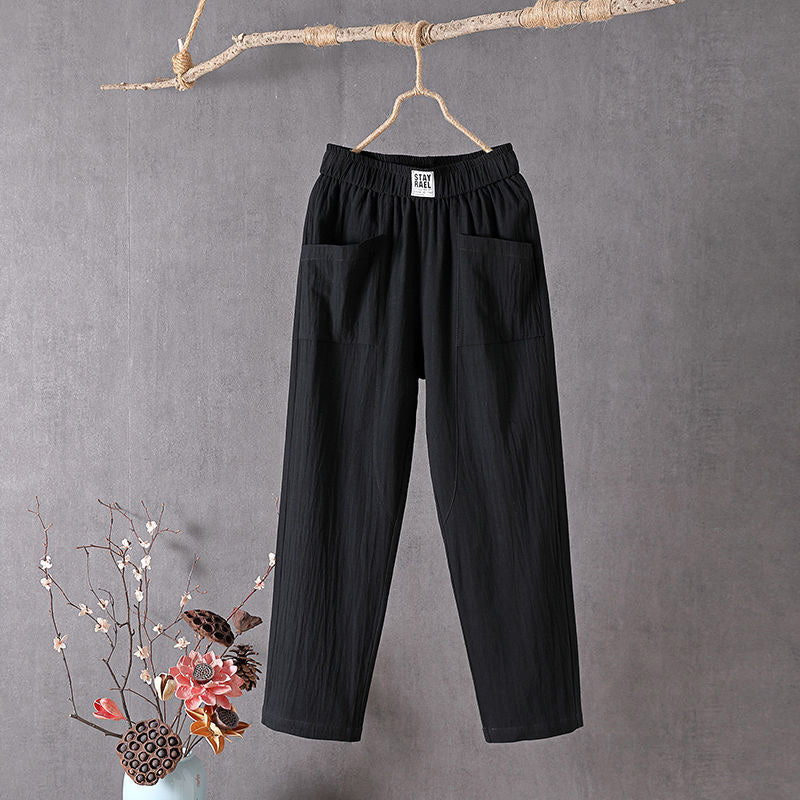 【Katoen En Lin】Effen Casual Broek