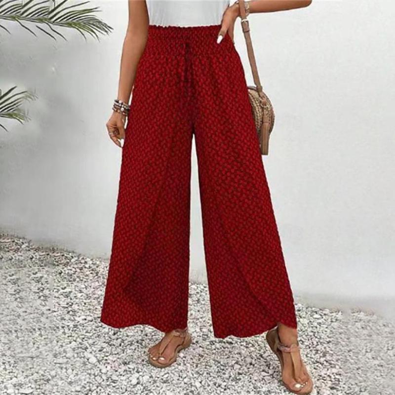 Casual Broek Met Wijde Benen