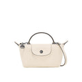 Mini Leren Longchamp Tas - Wit