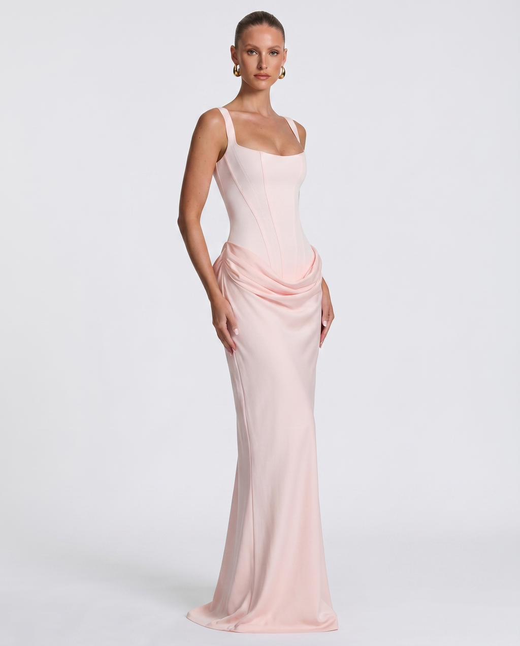 Selina™ | Zandloper maxi jurk