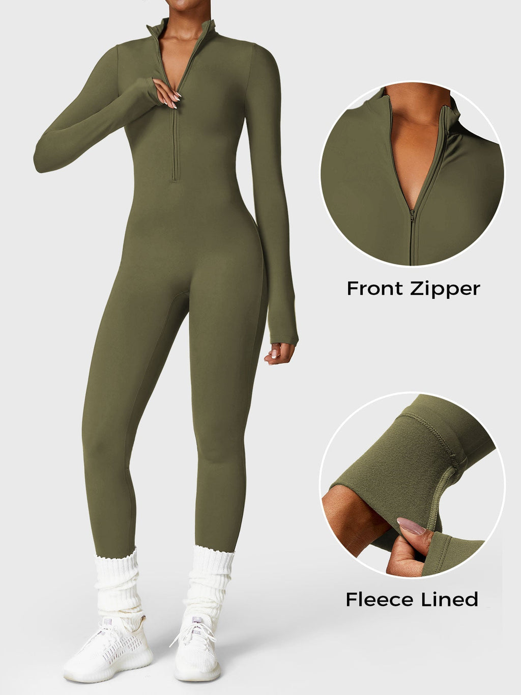 Yeoreo Belle™ | Warme Jumpsuit met Rits